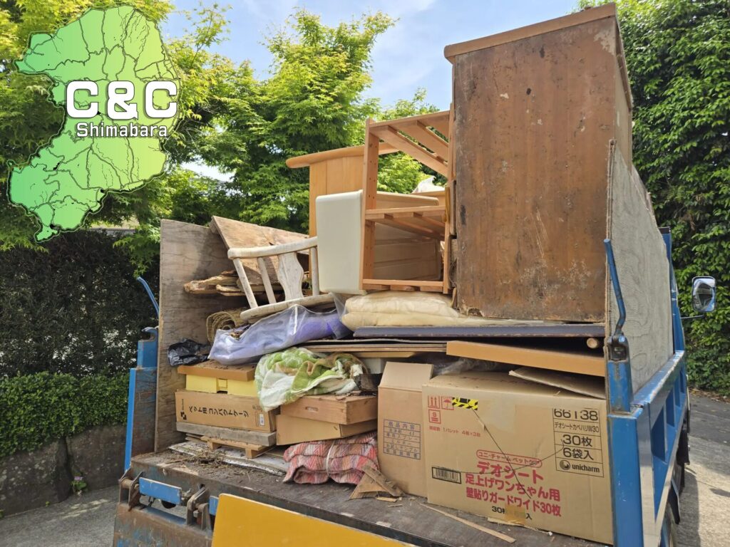 雲仙市国見町 不用品の回収事例 粗大ごみ