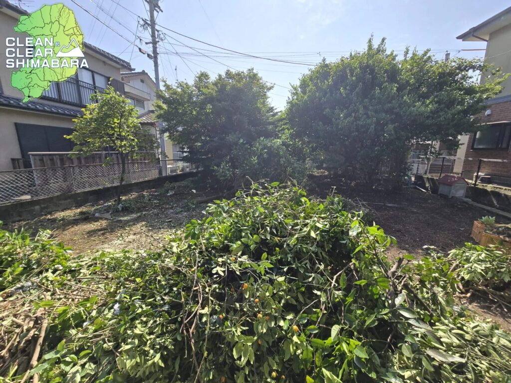 島原市白山地区 草刈り 剪定 伐採 雑草対策