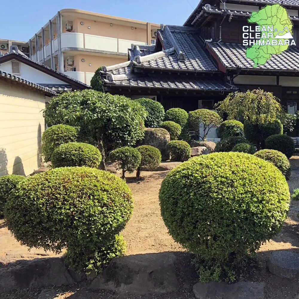 島原市森岳地区での雑草対策（草刈り・草むしり）・剪定のご依頼。アフター