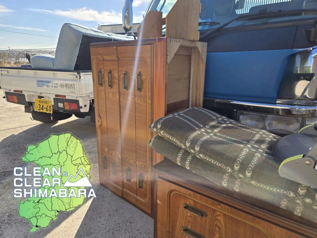 島原市安中地区での不用品回収事例